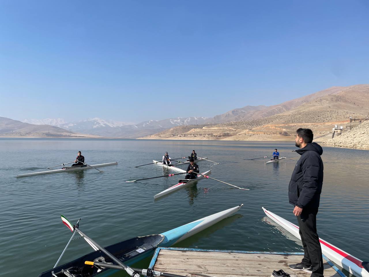 گزارش تصویری از سومین اردوی تیم ملی روئینگ آقایان ایران در سد مهاباد