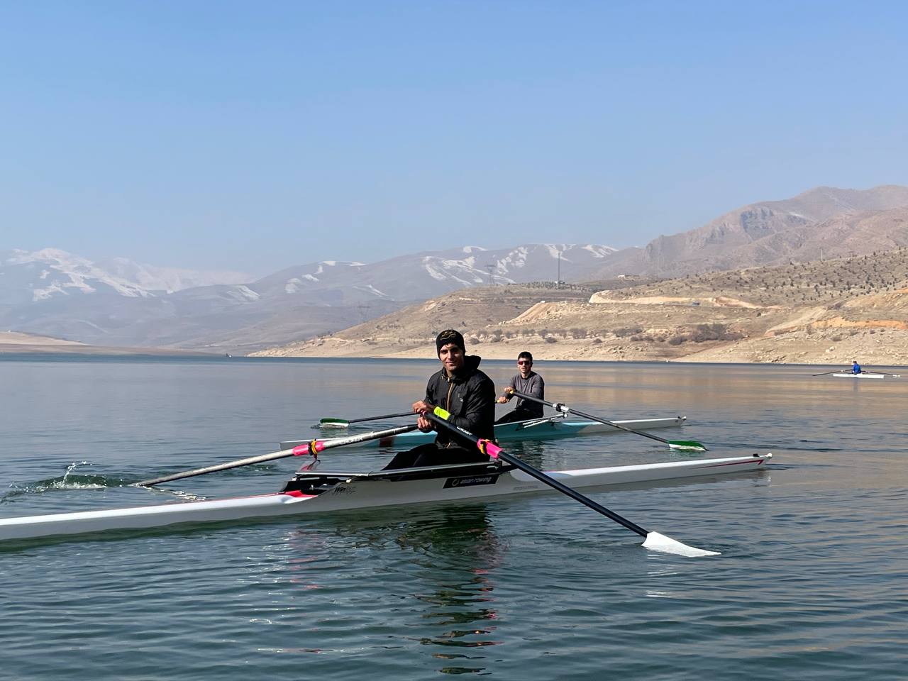 گزارش تصویری از سومین اردوی تیم ملی روئینگ آقایان ایران در سد مهاباد