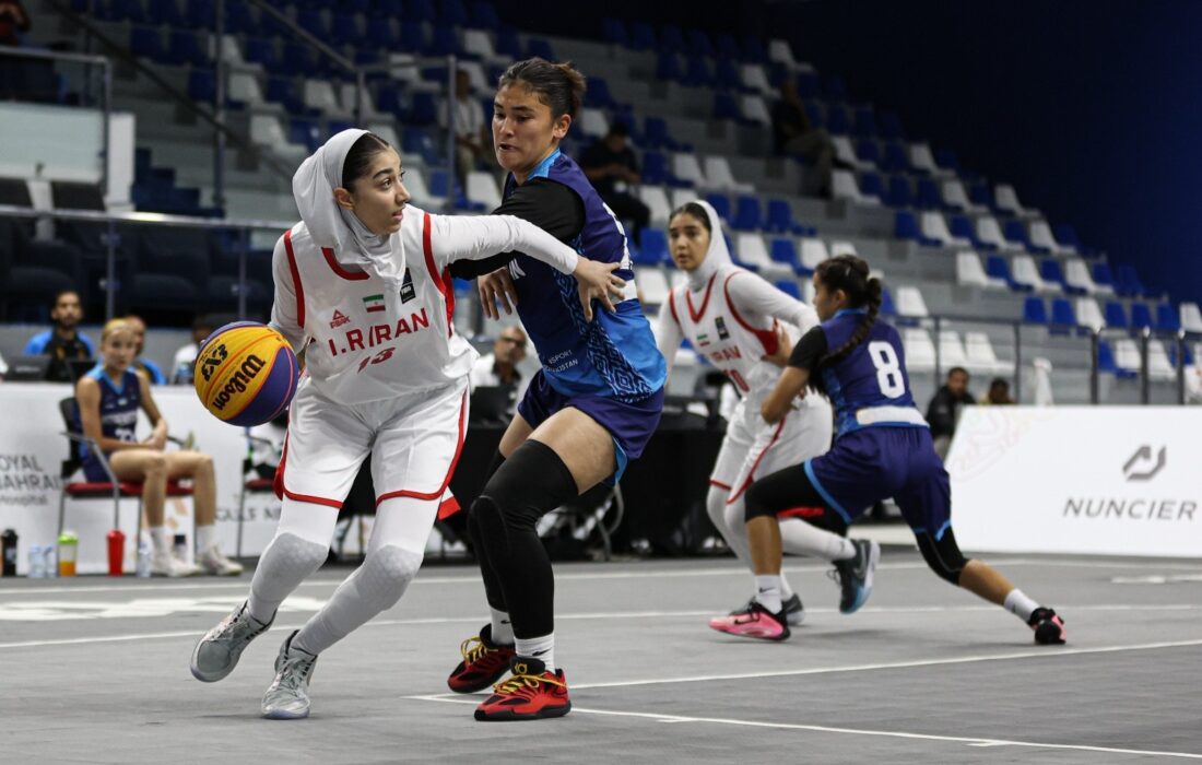 دختر بسکتبالیست کرمانشاهی همراه با تیم ملی ایران در بازی‌های آسیایی نایب قهرمان شد