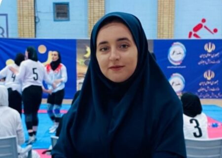 حضور سارا اکبری خبرنگار و عکاس ایلامی در مسابقات کبدی قهرمانی کشور