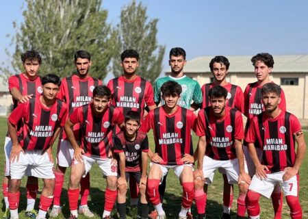 میلان مهاباد با اقتدار قهرمان نیم فصل لیگ یک استان آذربایجان غربی شد